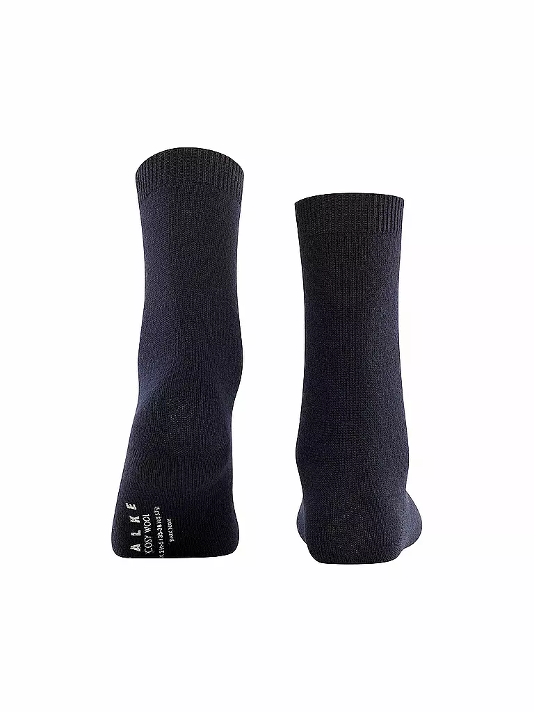 FALKE | Socken Cosy Wool dark navy | Bleu foncé