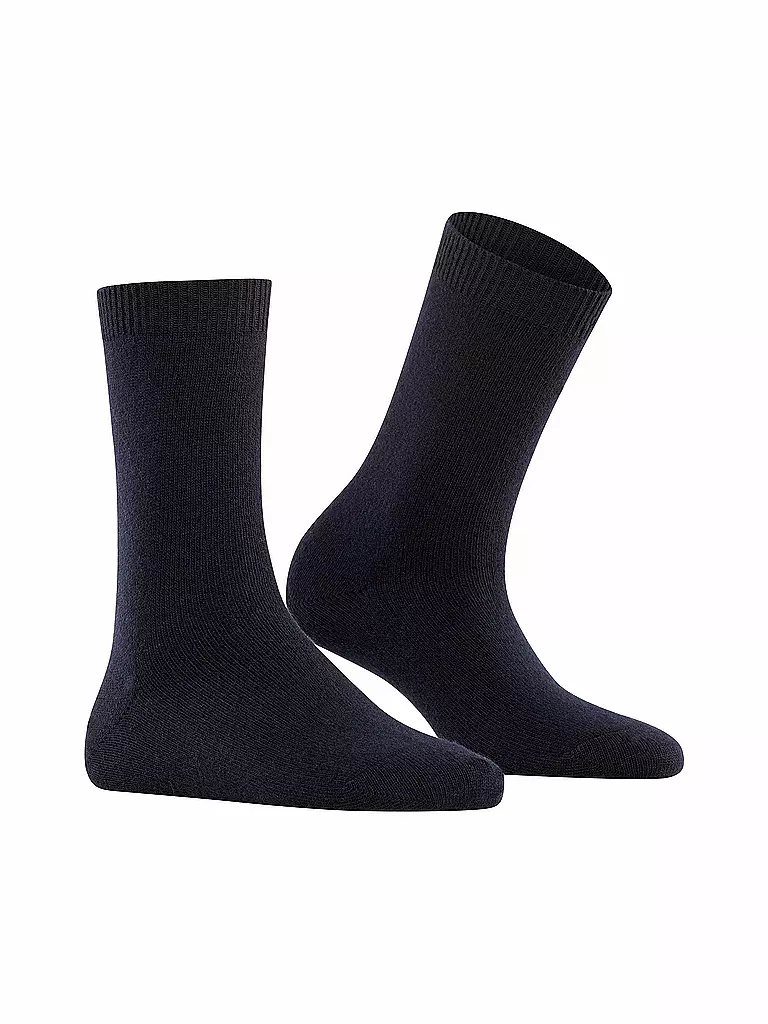 FALKE | Socken Cosy Wool dark navy | Bleu foncé