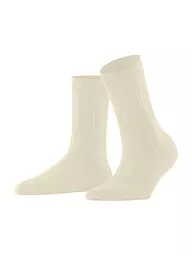FALKE | Socken NEEDLEPOINT space blue | Crème