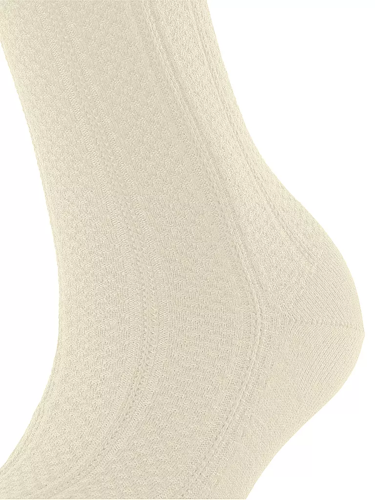 FALKE | Socken NEEDLEPOINT off white | Crème