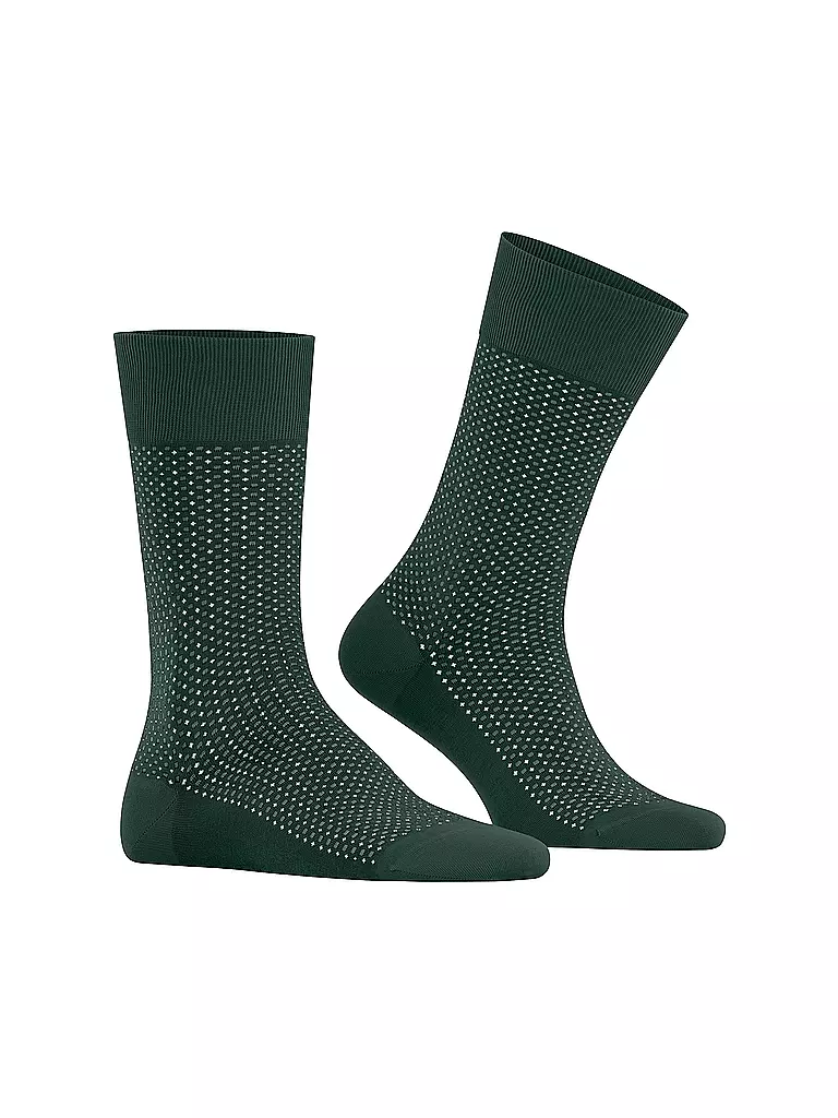 FALKE | Socken UPTOWN TIE hunter green | Vert foncé