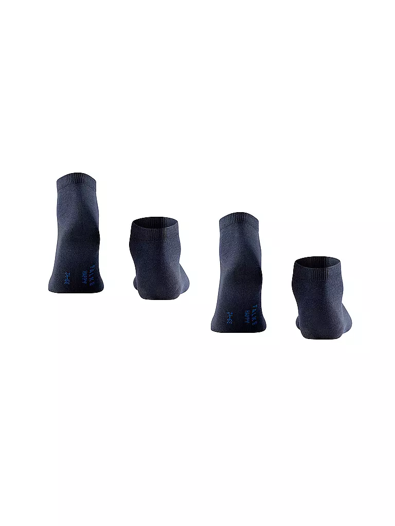 FALKE | Socquettes 2 paires "Happy" (bleu marine foncé) | 