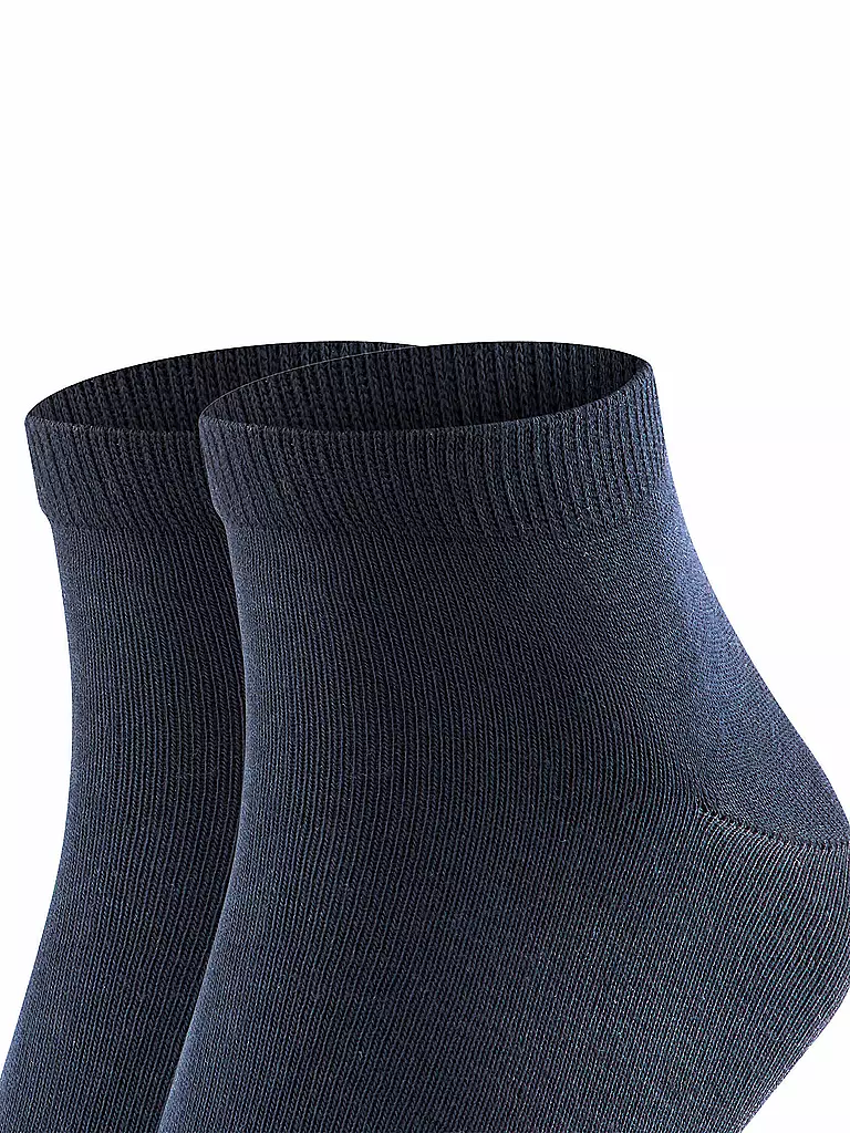 FALKE | Socquettes 2 paires "Happy" (bleu marine foncé) | 