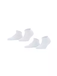 FALKE | Socquettes Happy lot de 2 noir | Blanc