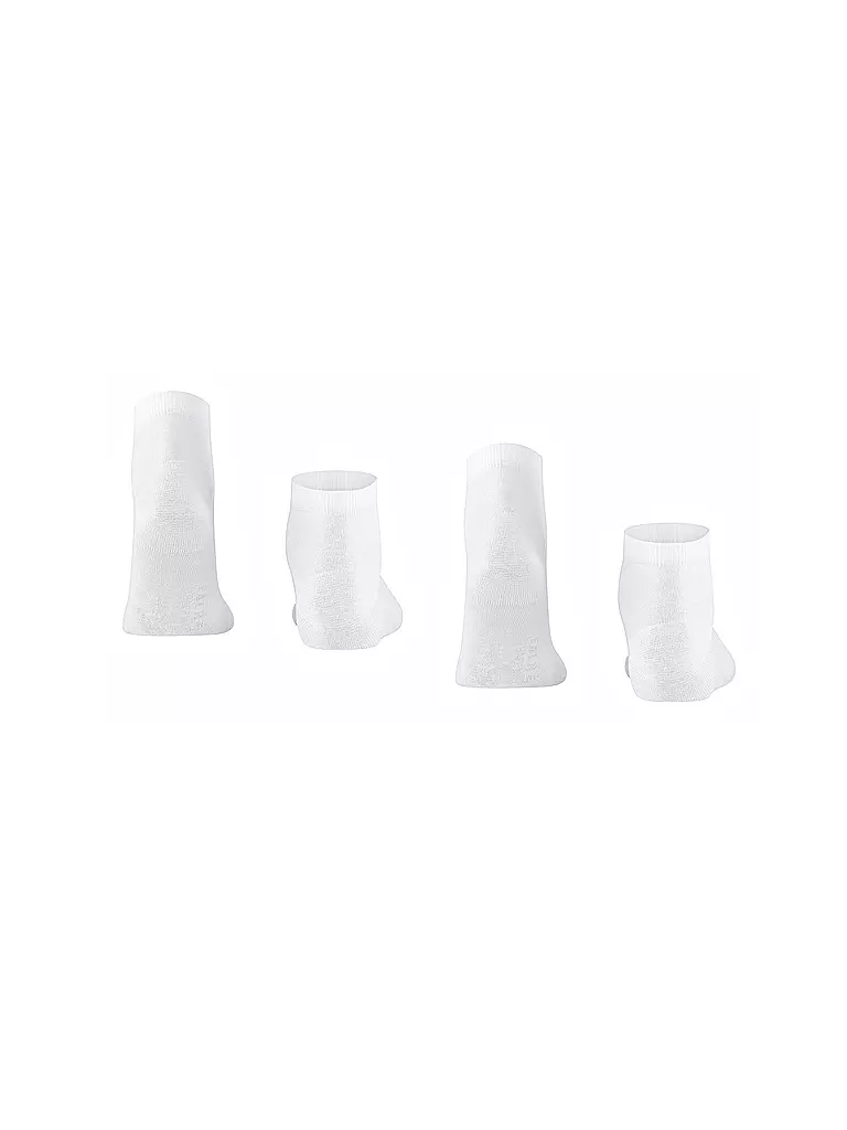 FALKE | Socquettes de sport lot de 2 "Happy" (blanc) | 