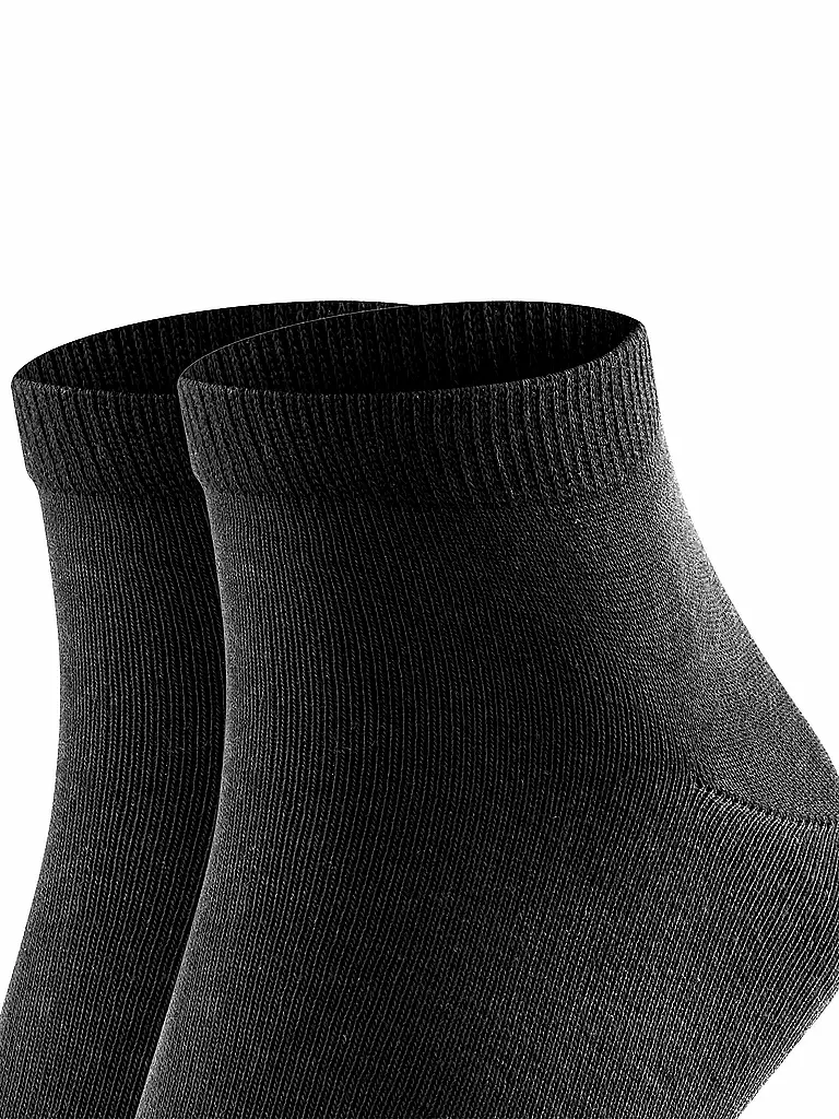 FALKE | Socquettes de sport lot de 2 "Happy" (noir) | 