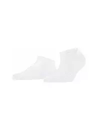FALKE | Socquettes de sport Shiny white | Blanc