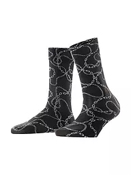 FALKE | Socquettes fines JEWEL CASE 30DEN noir/or | Noir