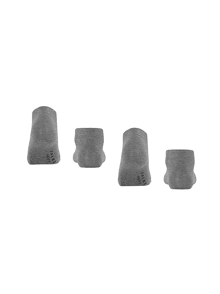 FALKE | Socquettes Happy, lot de 2, gris clair | 