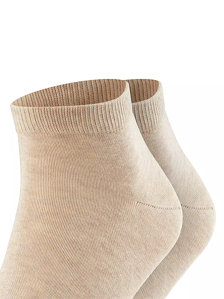 FALKE | Socquettes HAPPY lot de 2 sable chiné | beige
