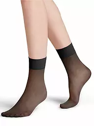 FALKE | Socquettes PURE MATT 20 DEN powder | Noir
