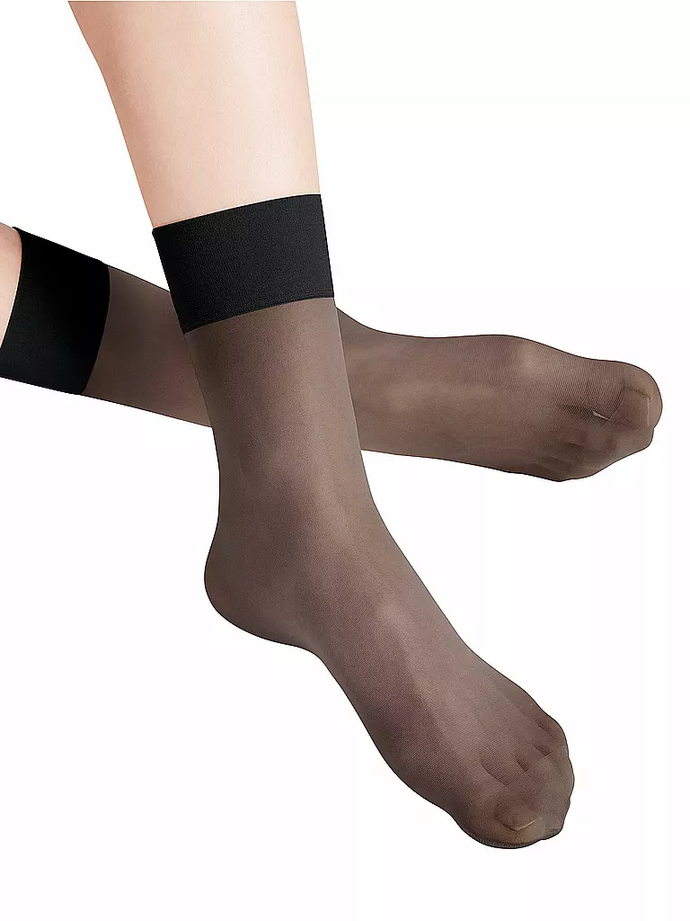 FALKE | Socquettes PURE MATT 20 DEN noir | Noir