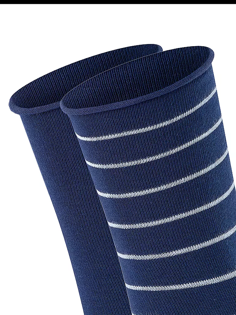 FALKE | Socquettes rayées Happy Stripe, lot de 2, bleu roi | 