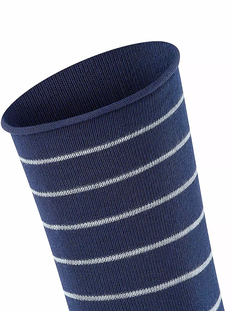 FALKE | Socquettes rayées Happy Stripe, lot de 2, bleu roi | 