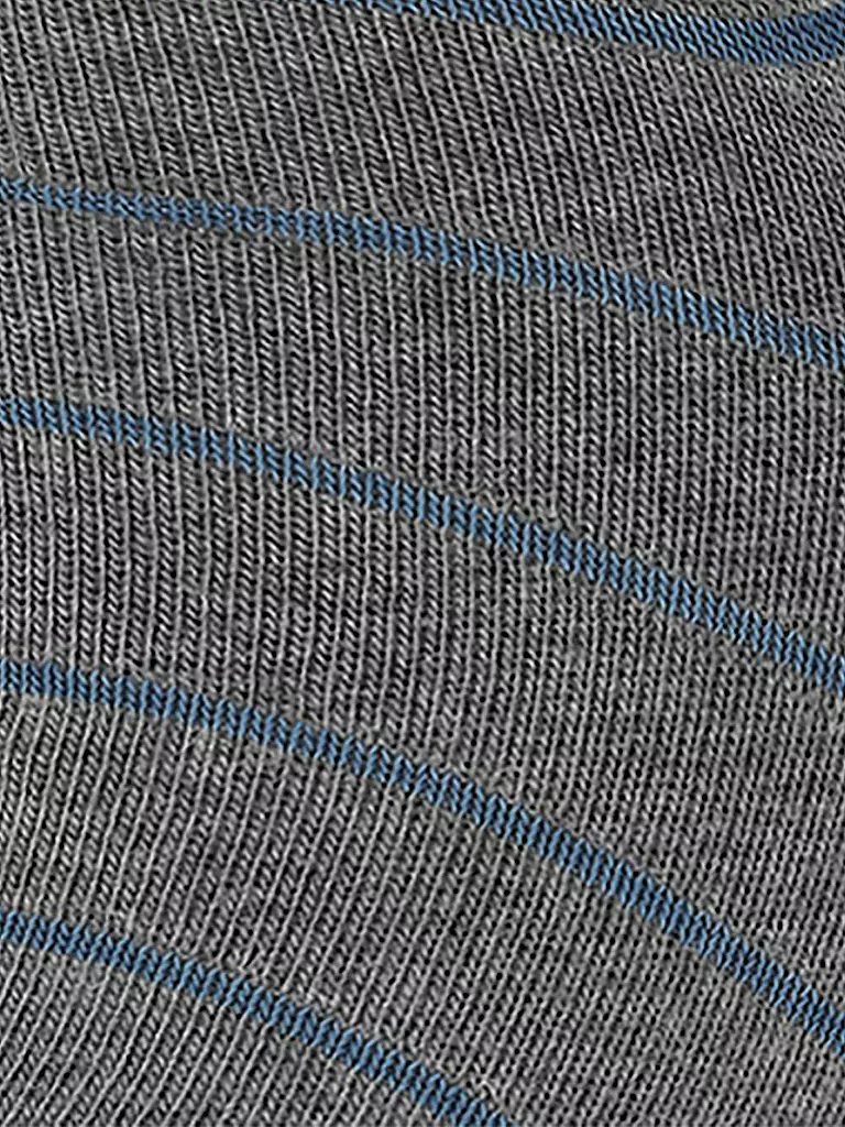 FALKE | Socquettes rayées Happy Stripe, lot de 2, gris chiné clair. | grau