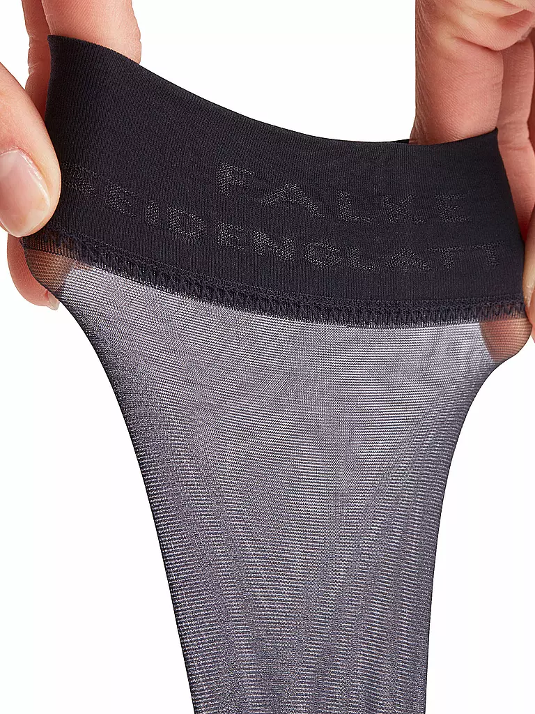 FALKE | Socquettes SEIDENGLATT 15 DEN marine | 