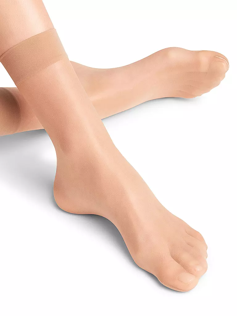 FALKE | Socquettes SEIDENGLATT 15 DEN powder | 