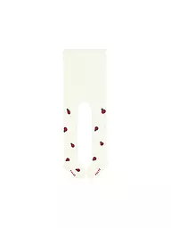 FALKE | Thermostrumpfhose pour bébé fille CUTE LADYBUG blanc cassé | Crème