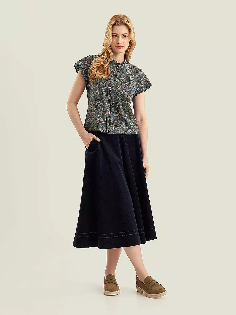 FELI & HANS | Trachtenbluse BABS | Bleu foncé