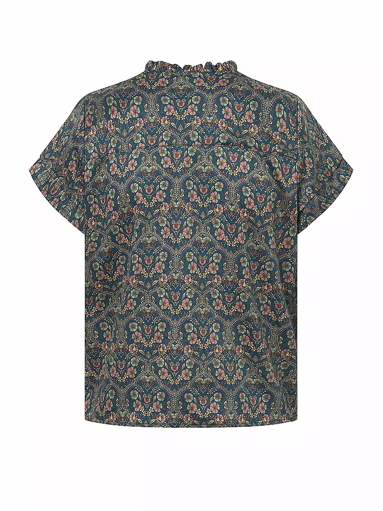 FELI & HANS | Trachtenbluse BABS | Bleu foncé