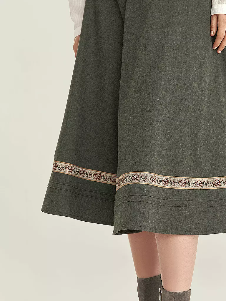 FELI & HANS | Trachtenrock ROSWITA | Vert foncé