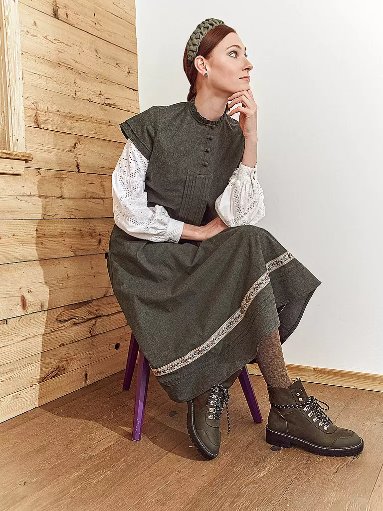 FELI & HANS | Trachtenrock ROSWITA | Vert foncé