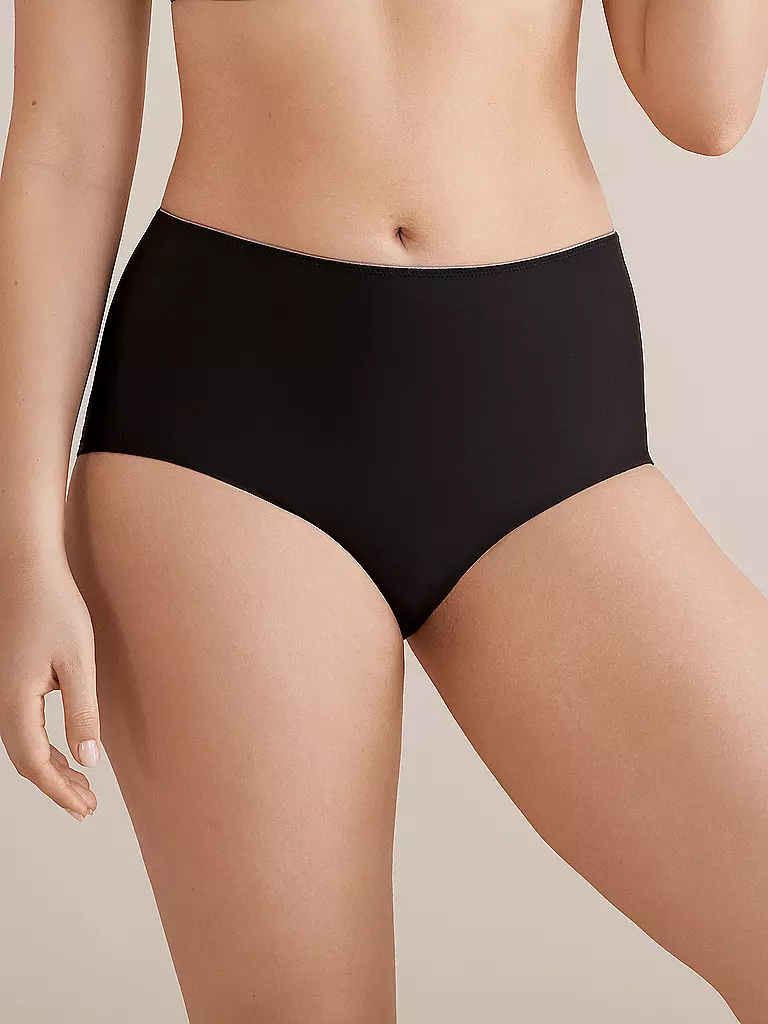 FELINA CONTURELLE | Slip taille haute "Pure Feeling" noir | 