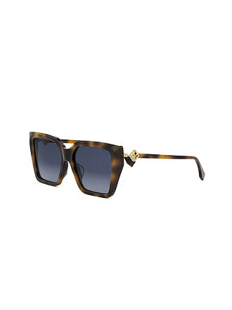 FENDI | Lunettes de soleil carrées FF Diamonds havane