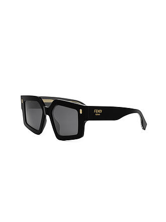 FENDI | Lunettes de soleil carrées noires FENDI Roma