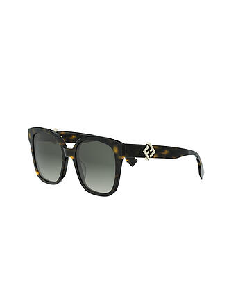 FENDI | Lunettes de soleil carrées FF Diamonds havana