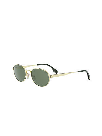 FENDI | Lunettes de soleil ovales dorées FENDI Sky
