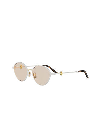 FENDI | Lunettes de soleil rondes FF Diamonds blanches