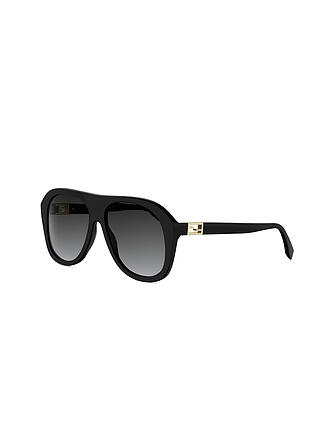 FENDI | Lunettes de soleil carrées Baguette noires