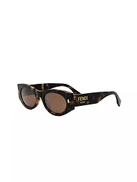 FENDI | FENDI Roma braune ovale Sonnenbrille | Marron