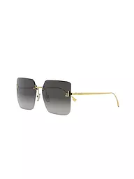 FENDI | Lunettes de soleil carrées dorées FENDI First Crystal | Or