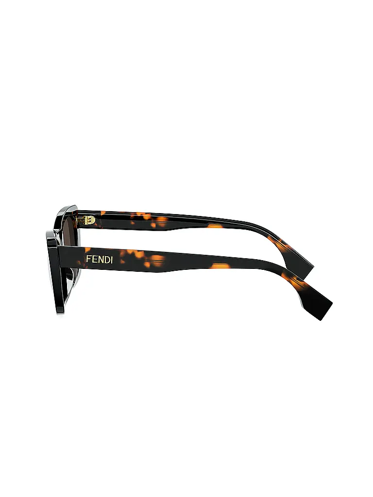 FENDI | Lunettes de soleil carrées FENDI Lettering havana | 
