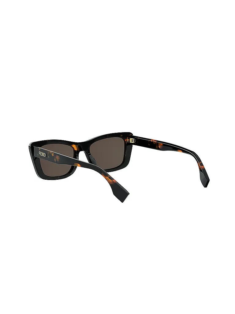 FENDI | Lunettes de soleil carrées FENDI Lettering havana | 
