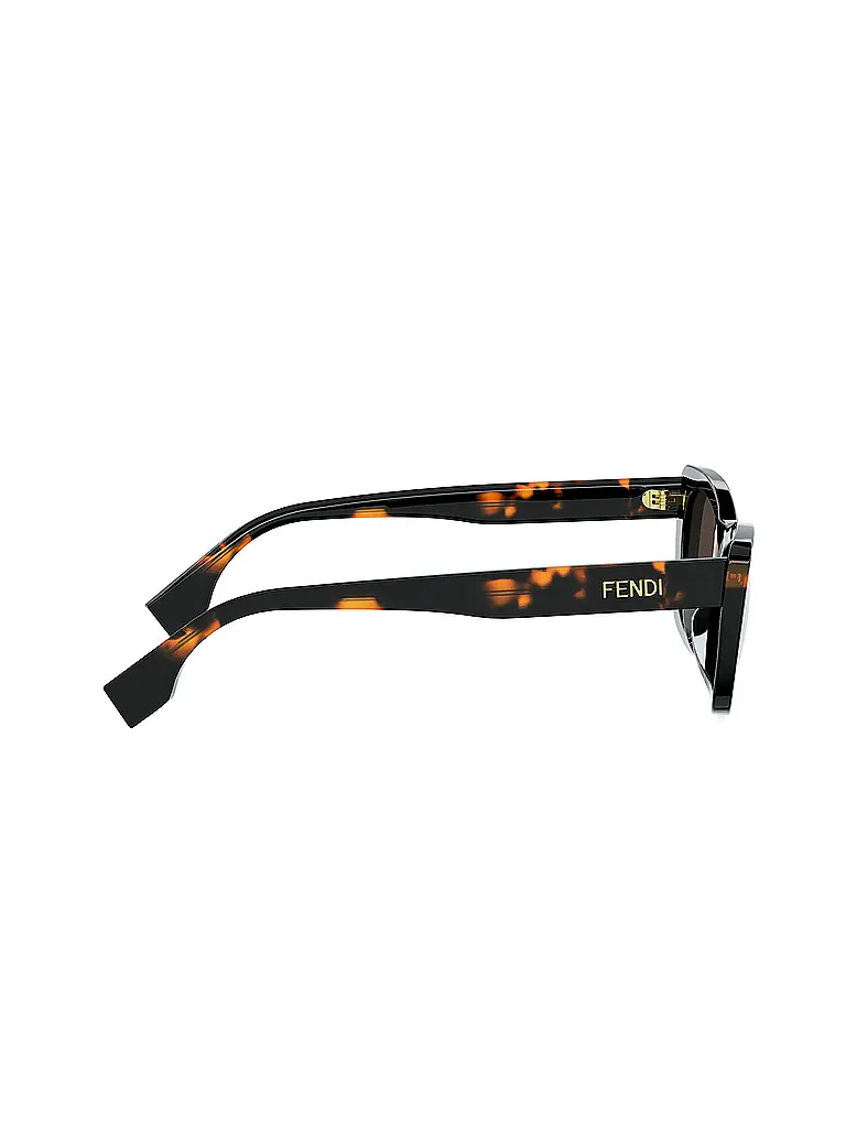 FENDI | Lunettes de soleil carrées FENDI Lettering havana | 