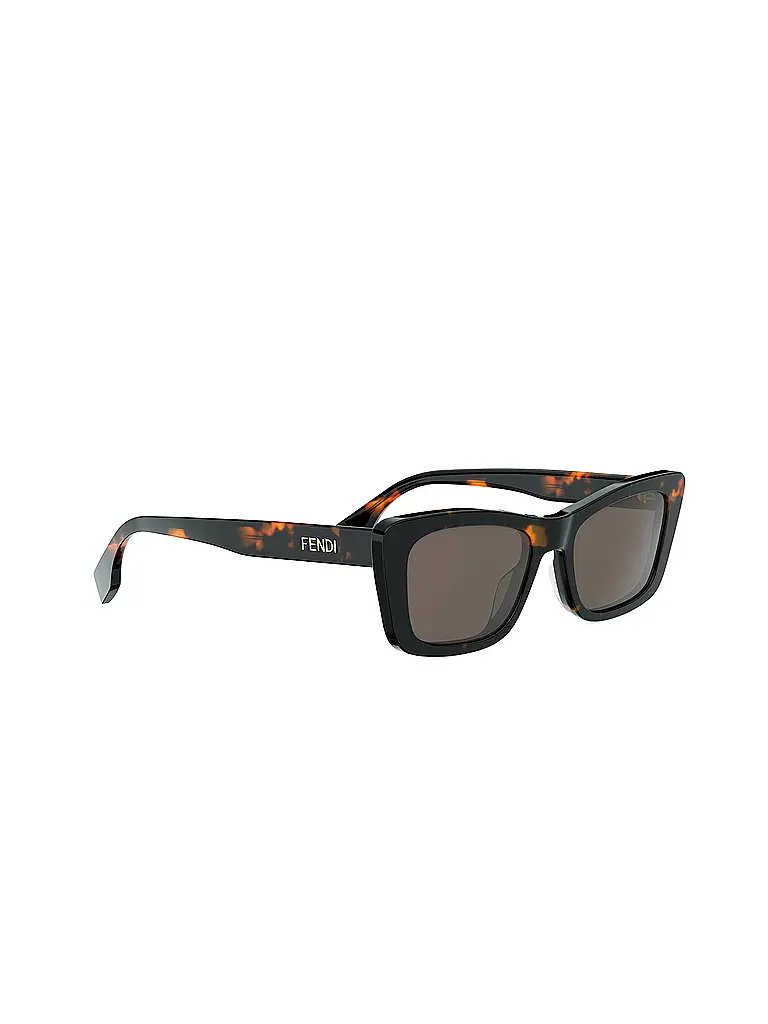 FENDI | Lunettes de soleil carrées FENDI Lettering havana | 