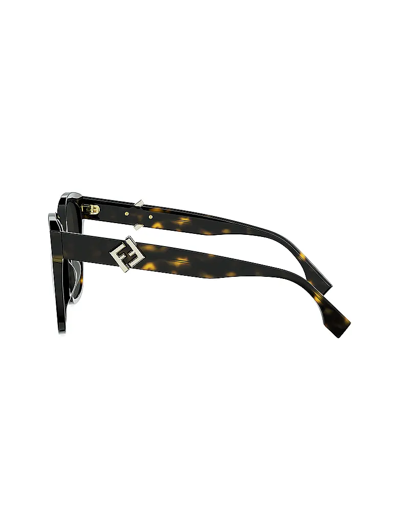 FENDI | Lunettes de soleil carrées FF Diamonds havana | 