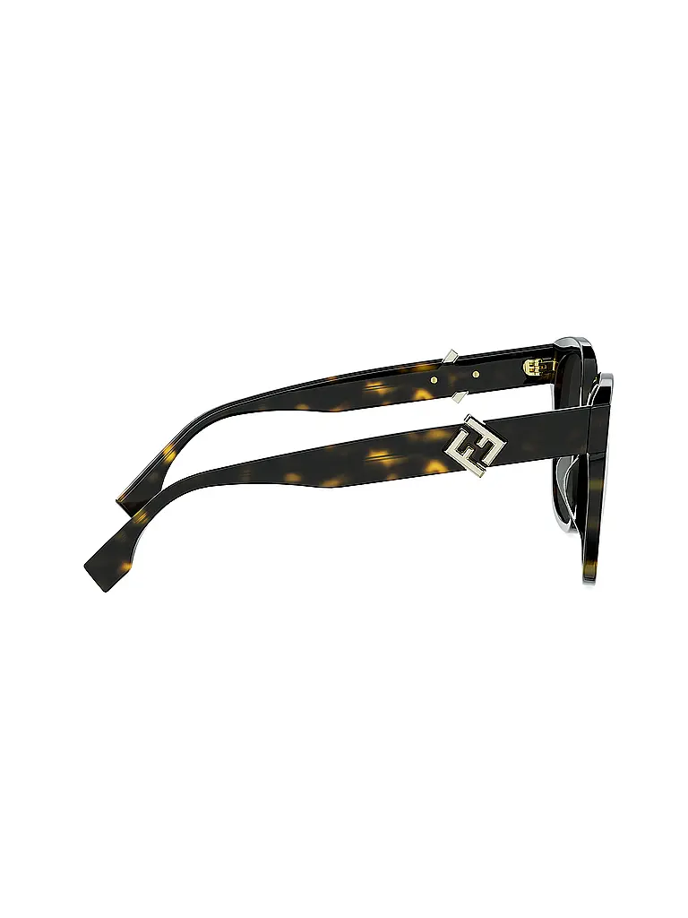 FENDI | Lunettes de soleil carrées FF Diamonds havana | 