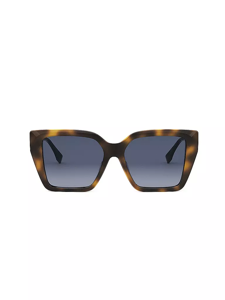 FENDI | Lunettes de soleil carrées havane FF Diamonds | 