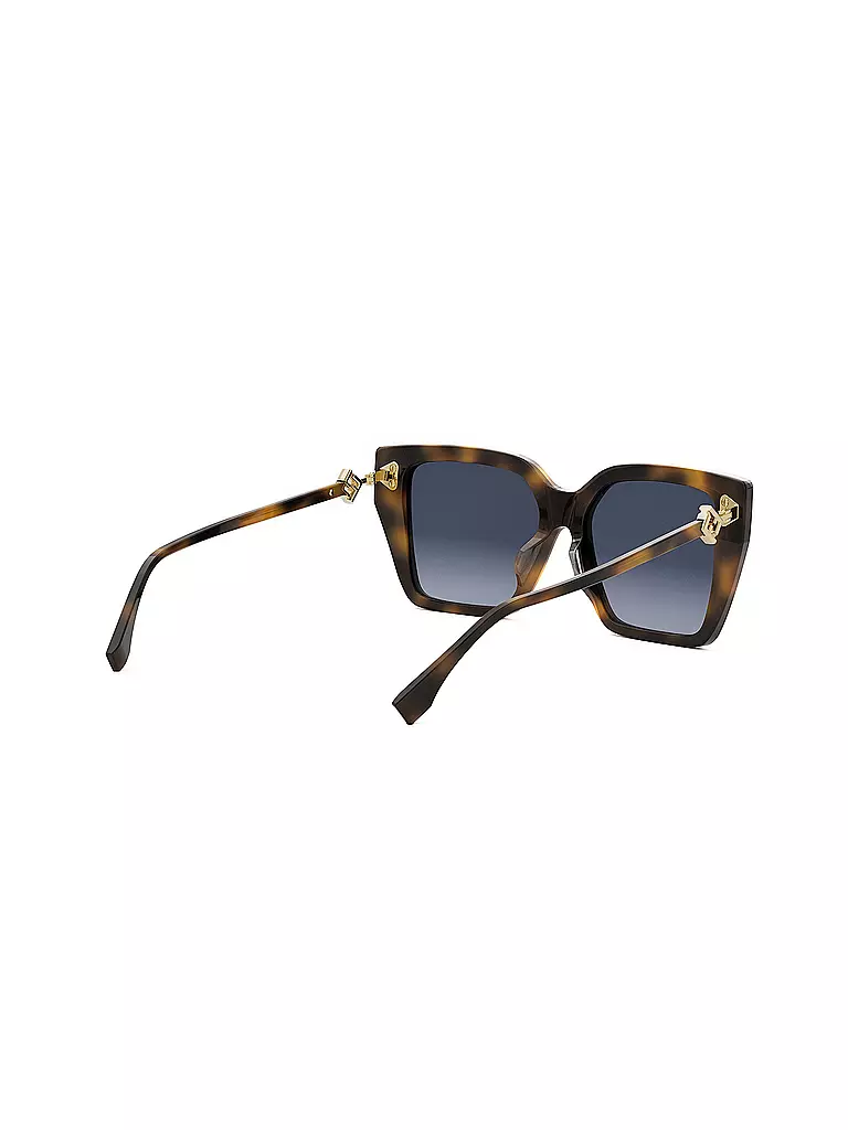 FENDI | Lunettes de soleil carrées havane FF Diamonds | 