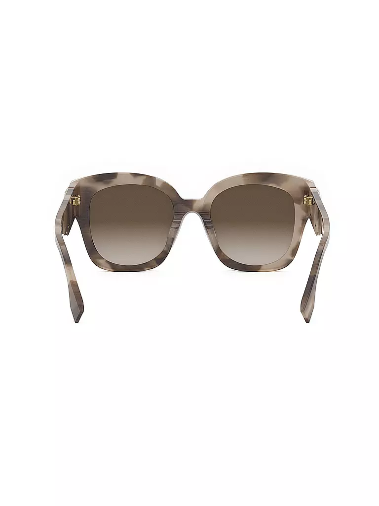 FENDI | Lunettes de soleil carrées havane marron FENDI First | 