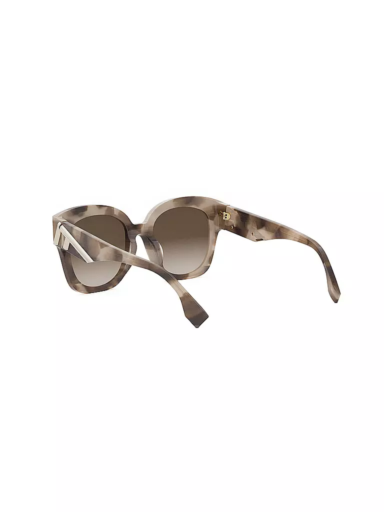 FENDI | Lunettes de soleil carrées havane marron FENDI First | 