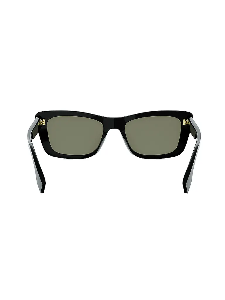 FENDI | Lunettes de soleil carrées noires avec lettrage FENDI | 