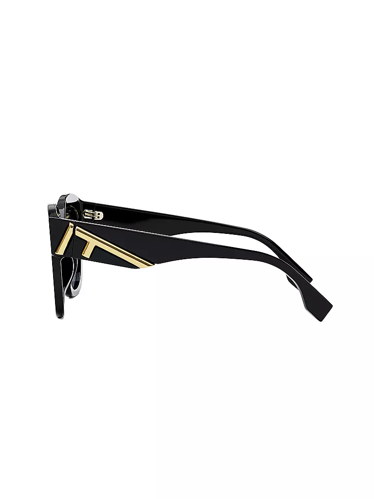 FENDI | Lunettes de soleil carrées noires FENDI First | 