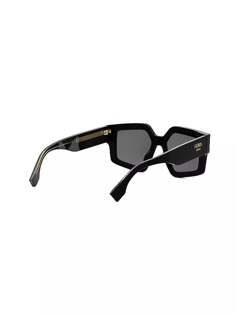 FENDI | Lunettes de soleil carrées noires FENDI Roma | 