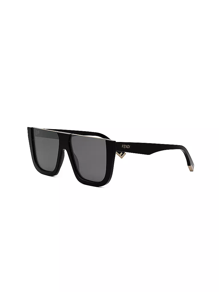 FENDI | Lunettes de soleil carrées noires FENDI Way | Noir