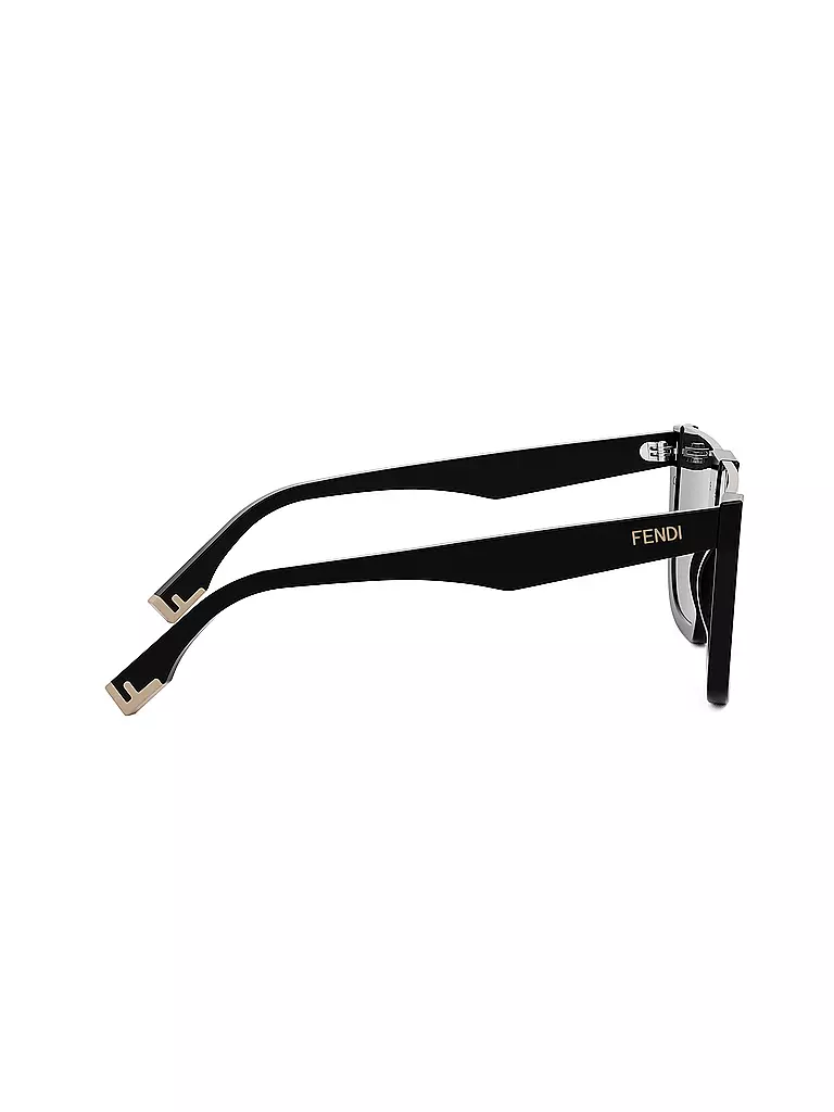 FENDI | Lunettes de soleil carrées noires FENDI Way | Noir